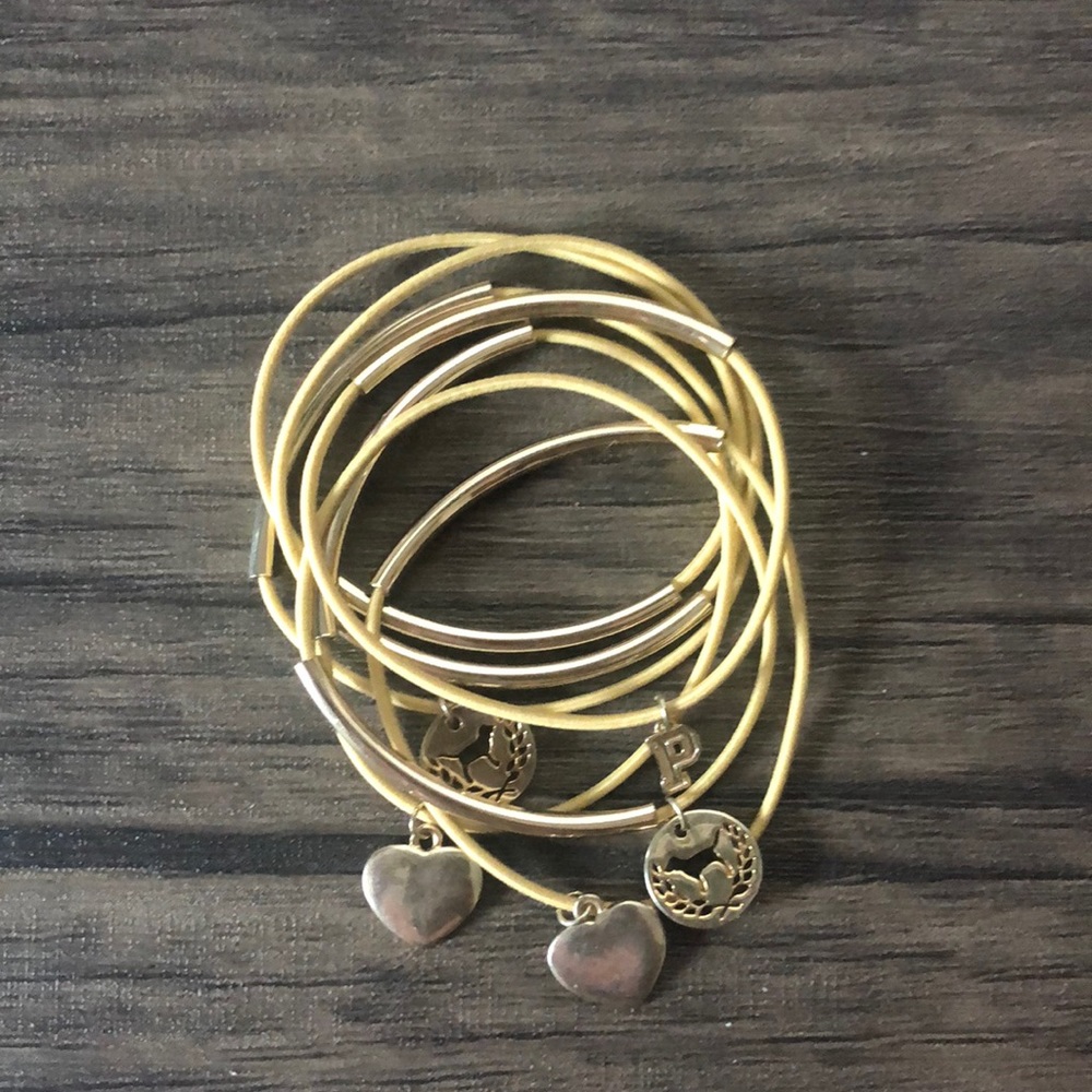 VS Pink yellow / gold colored bangle - 2000’s